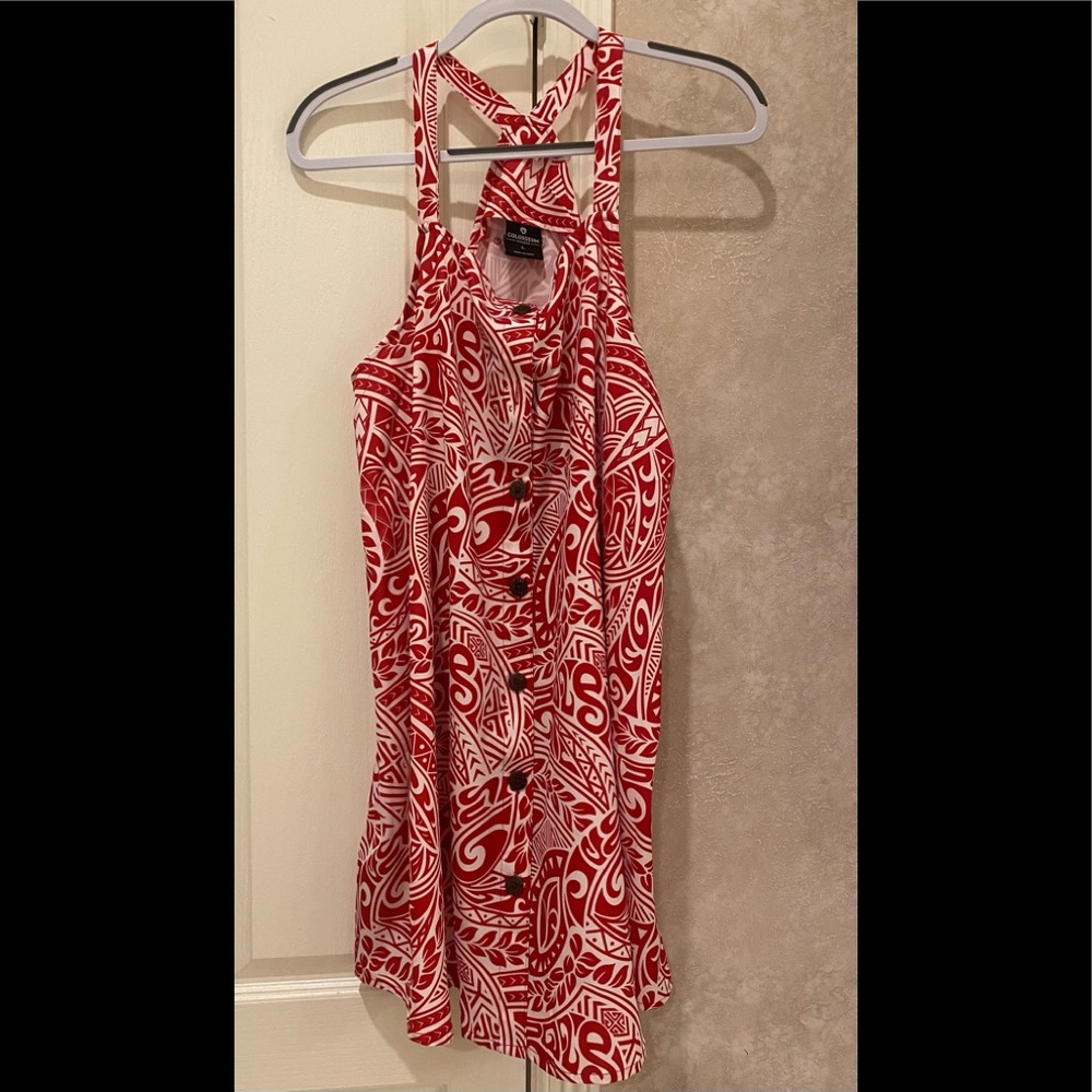 Colosseum UH Island Print Camp Razorback Dress